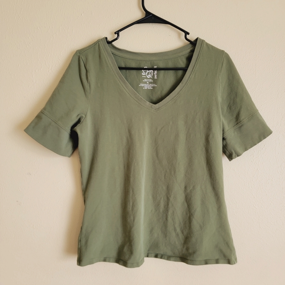 Green Perfect Fit Short Sleeve T-Shirt
